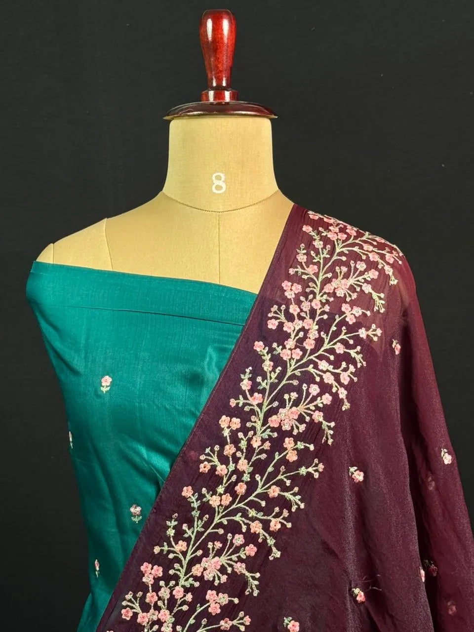 Mesmerizing Shimmer Silk Saree – Perfect Party Look