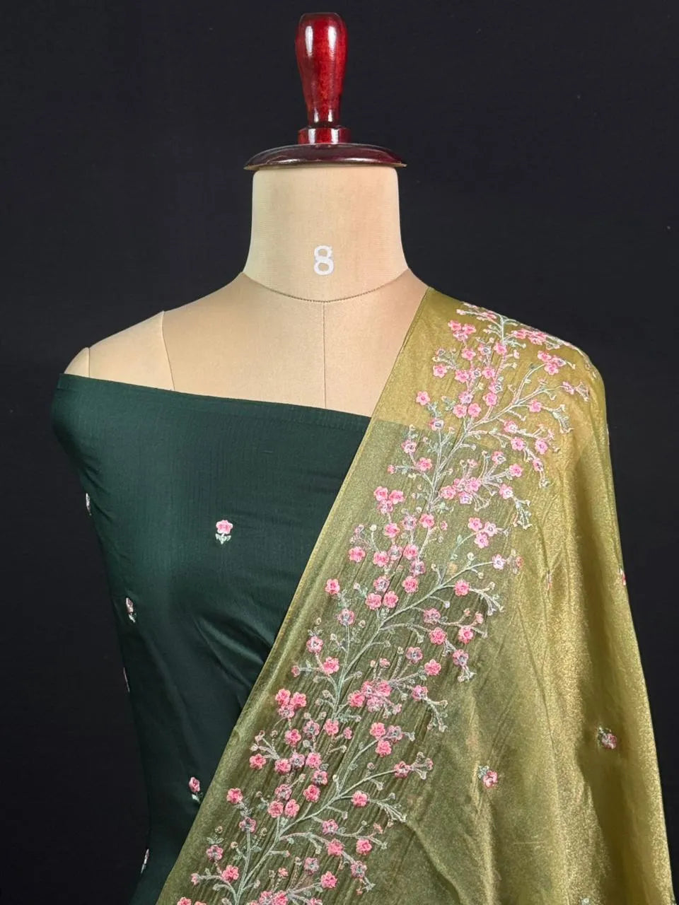 Mesmerizing Shimmer Silk Saree – Perfect Party Look
