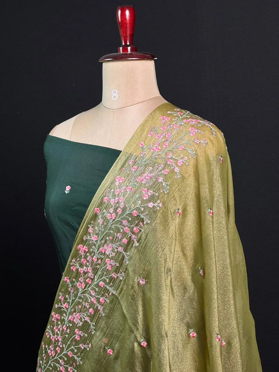 Mesmerizing Shimmer Silk Saree – Perfect Party Look