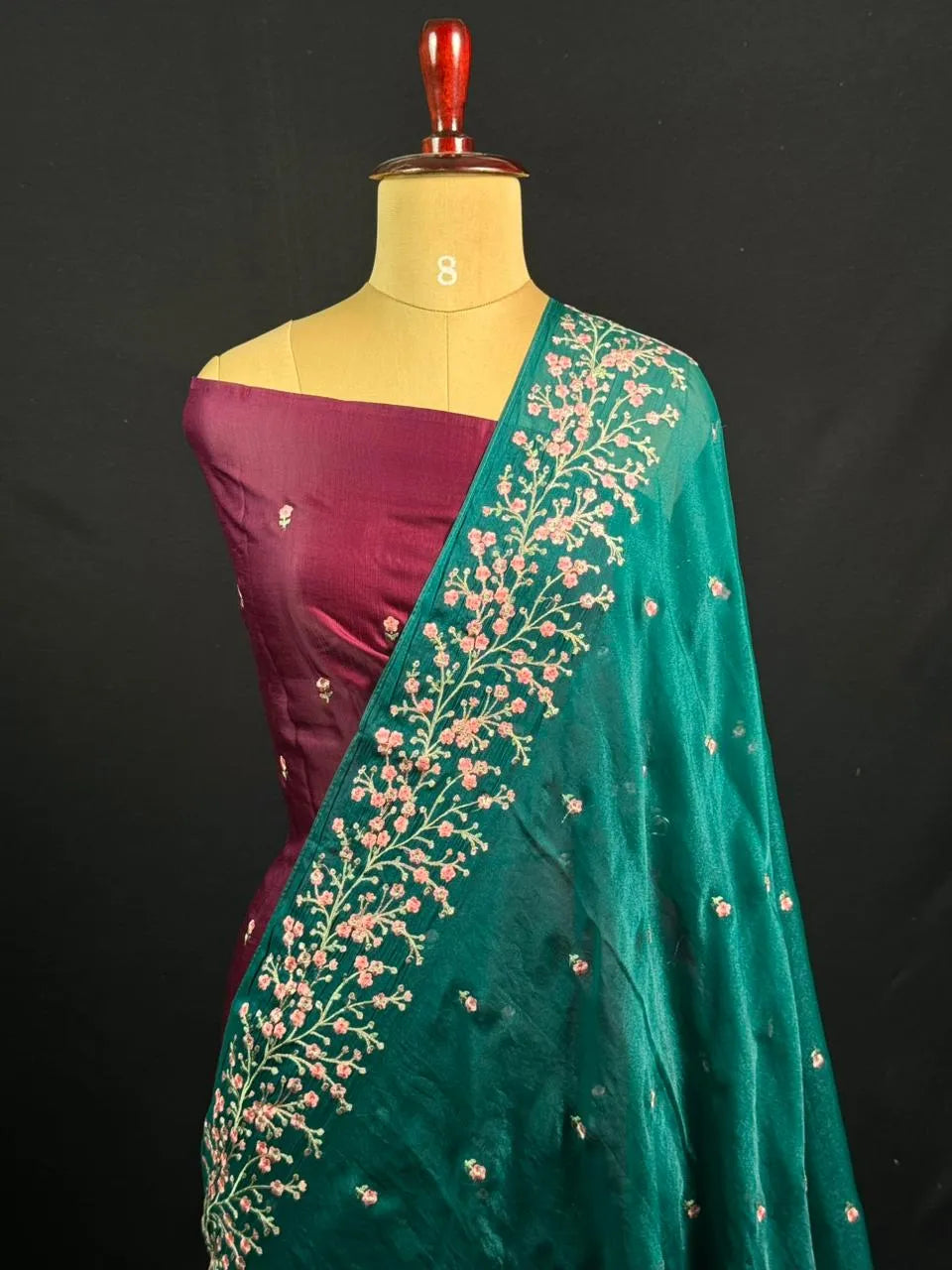 Mesmerizing Shimmer Silk Saree – Perfect Party Look