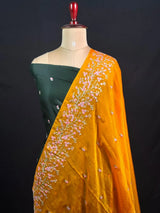 Mesmerizing Shimmer Silk Saree – Perfect Party Look