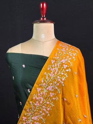 Mesmerizing Shimmer Silk Saree – Perfect Party Look