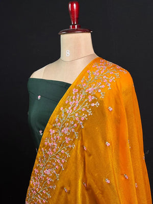 Mesmerizing Shimmer Silk Saree – Perfect Party Look