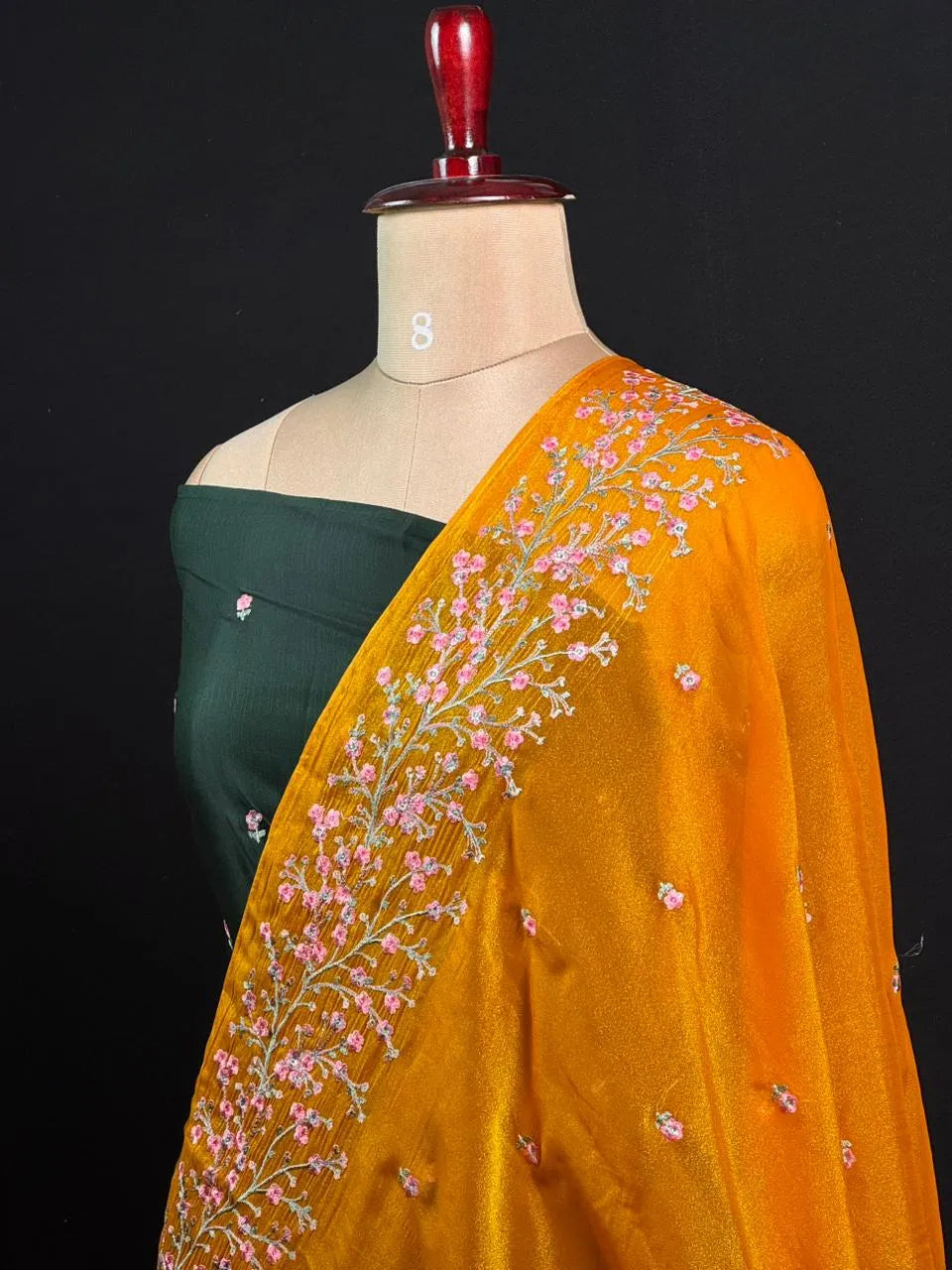 Mesmerizing Shimmer Silk Saree – Perfect Party Look