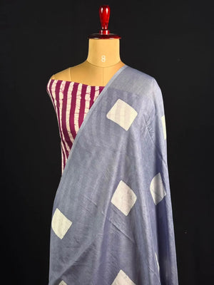  Malai Silk Saree with Geometric