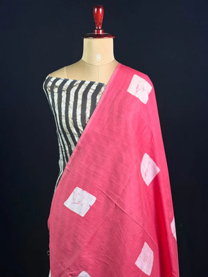  Malai Silk Saree with Geometric