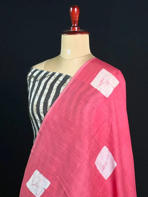  Malai Silk Saree with Geometric