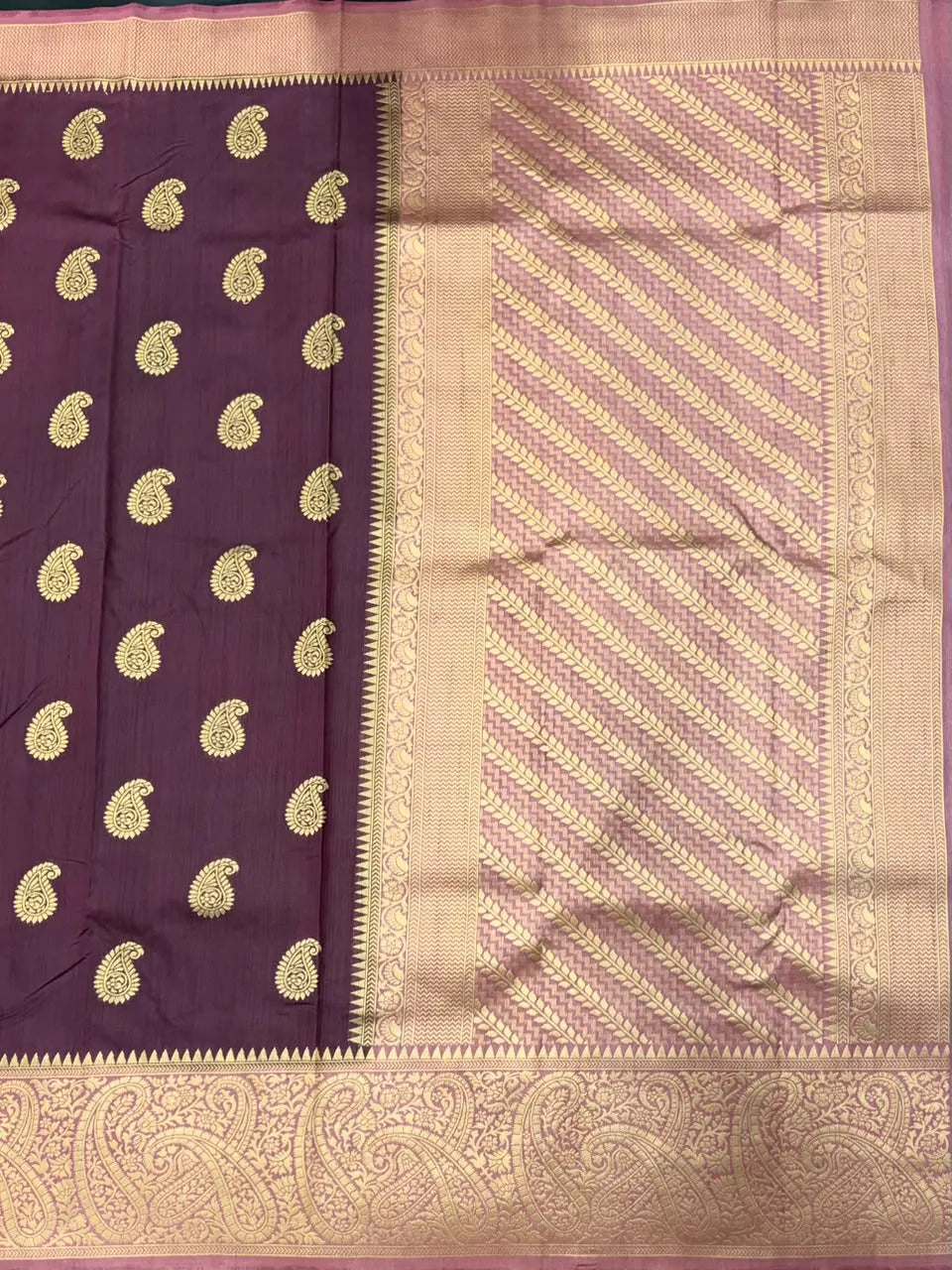  Raw Mango Silk Zari Border Saree 