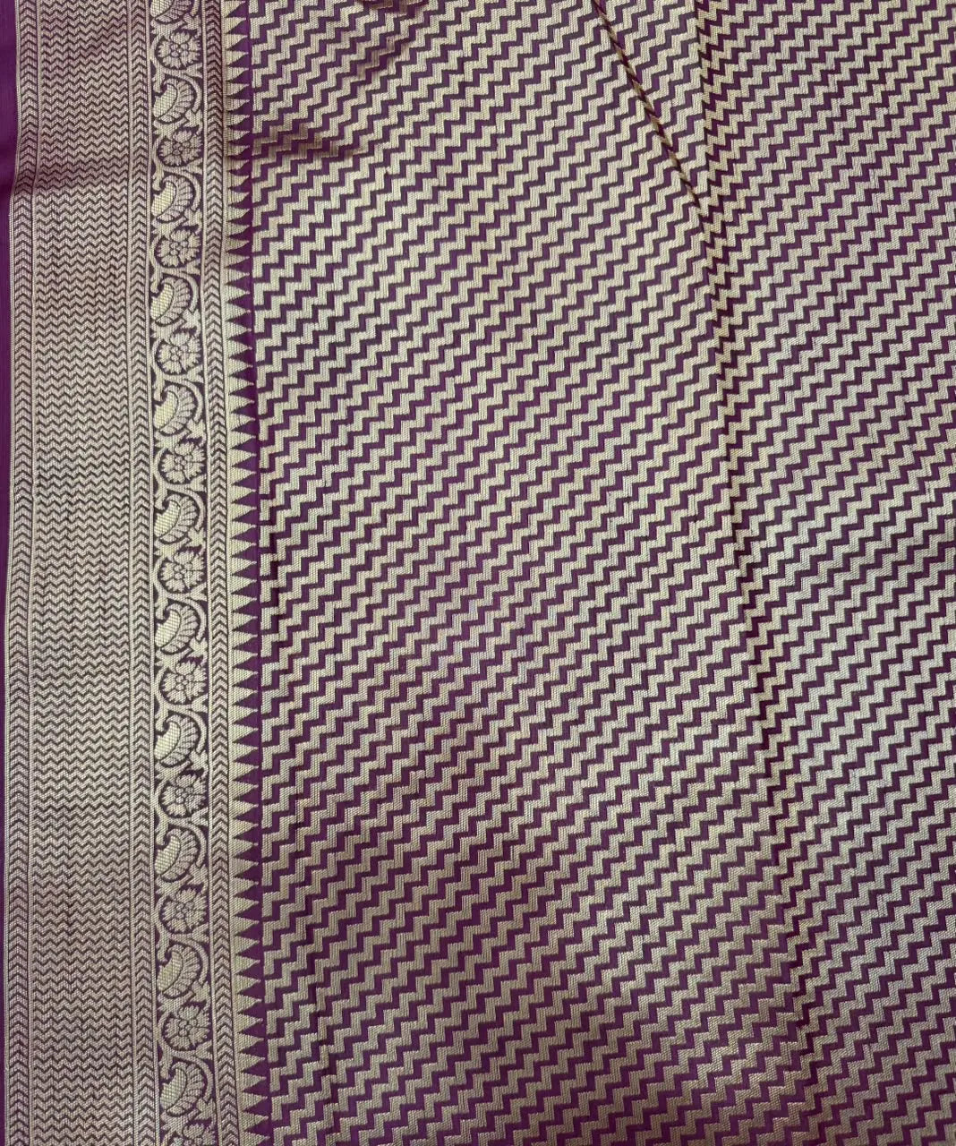  Raw Mango Silk Zari Border Saree 