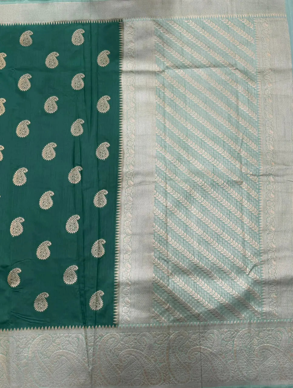  Raw Mango Silk Zari Border Saree 