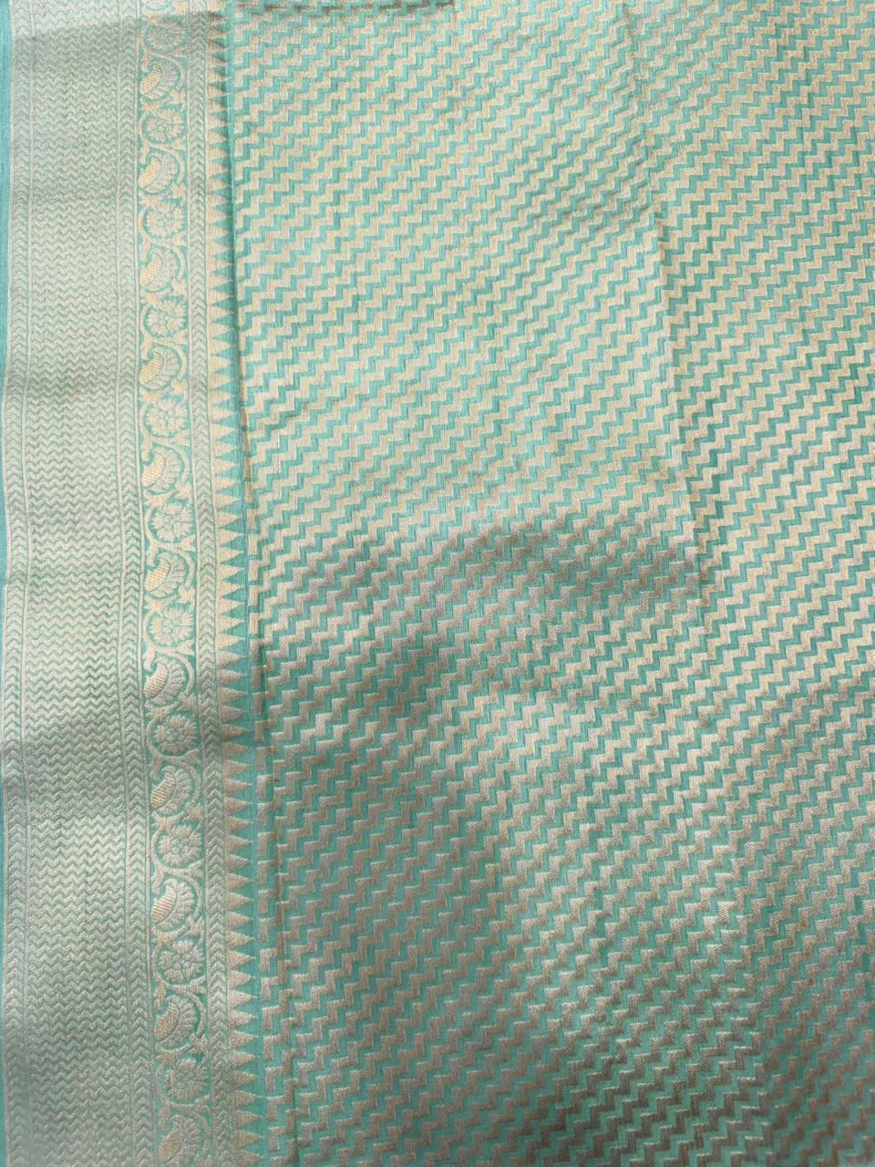  Raw Mango Silk Zari Border Saree 