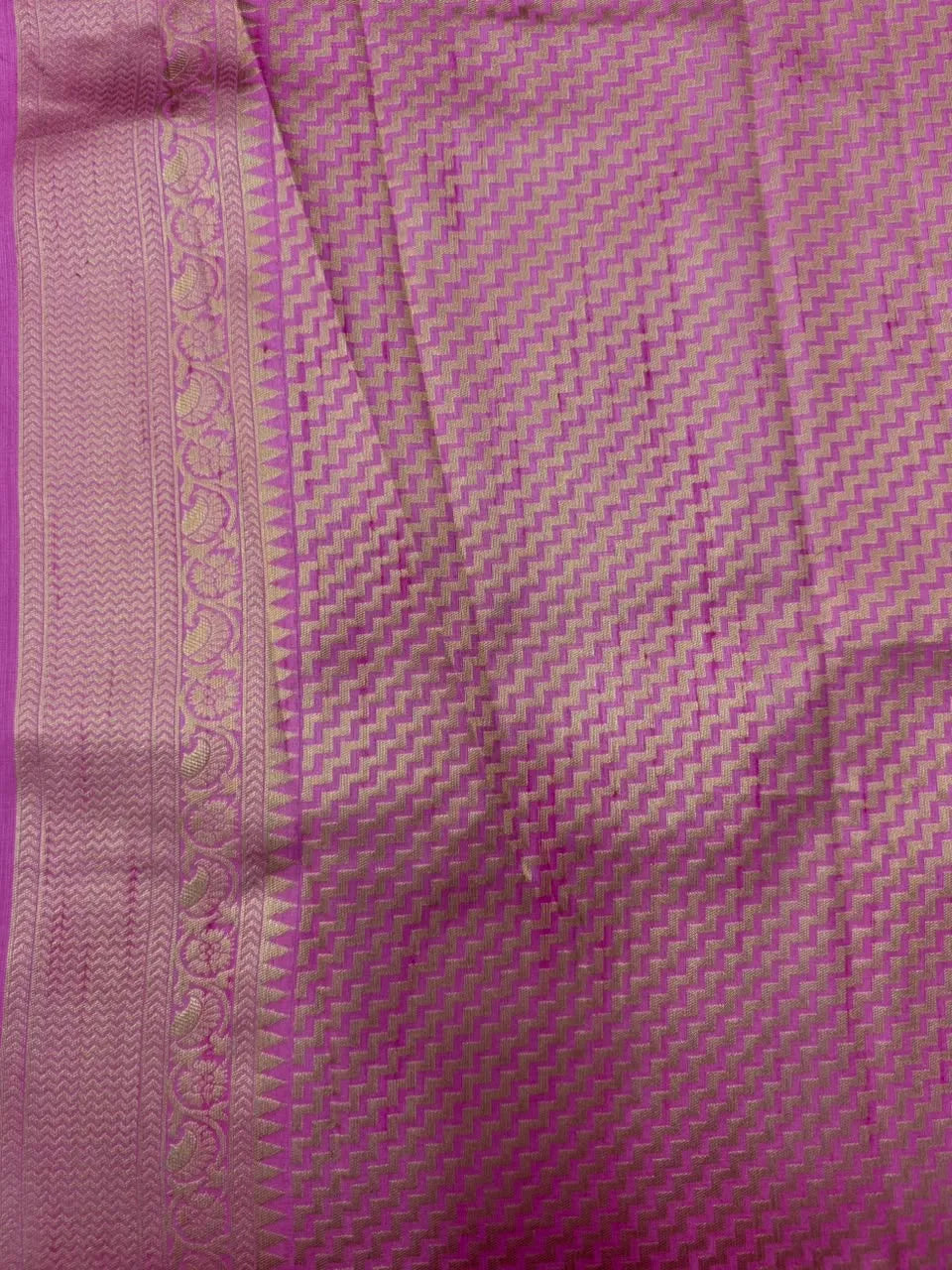 Raw Mango Silk Zari Border Saree 