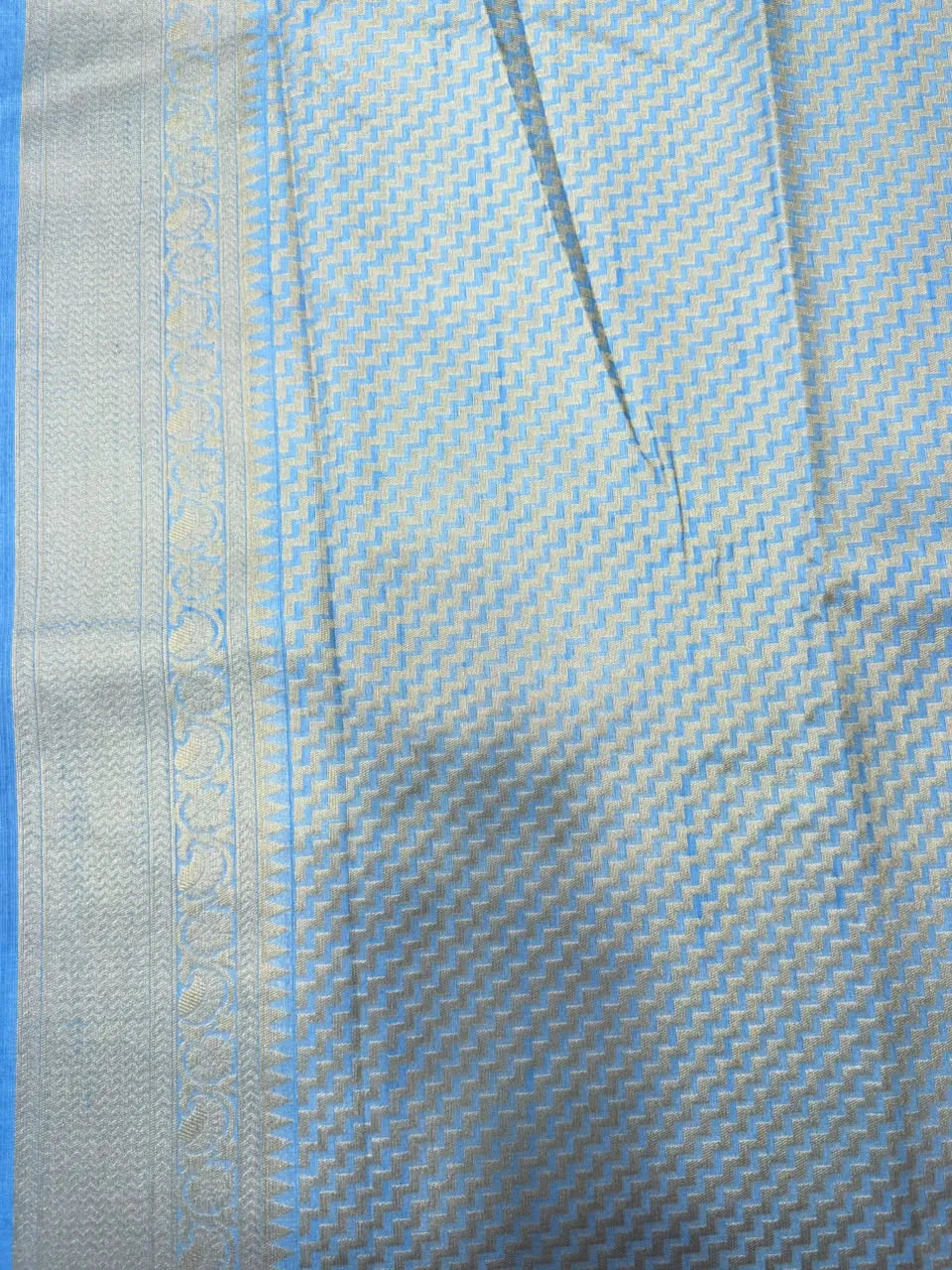 Raw Mango Silk Zari Border Saree 
