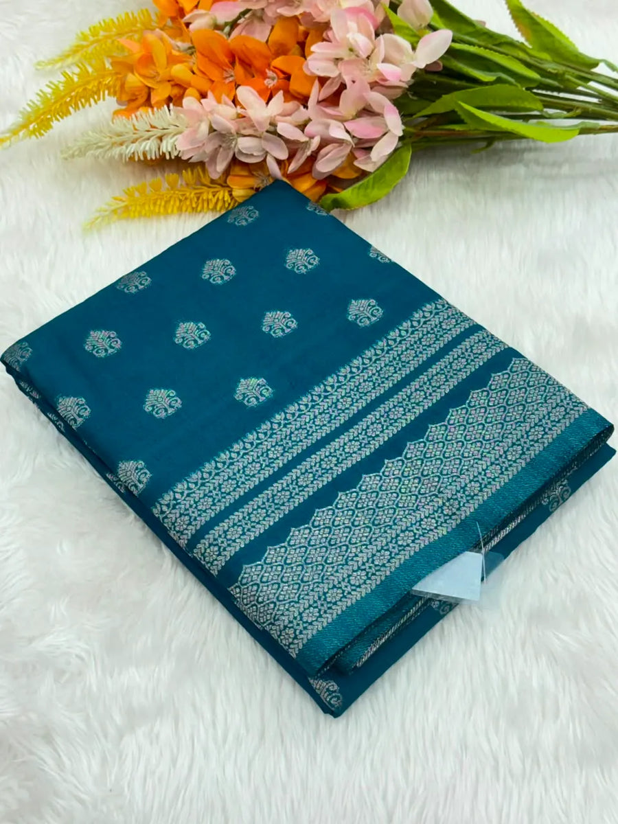 Regal Elegance Raw Silk Saree
