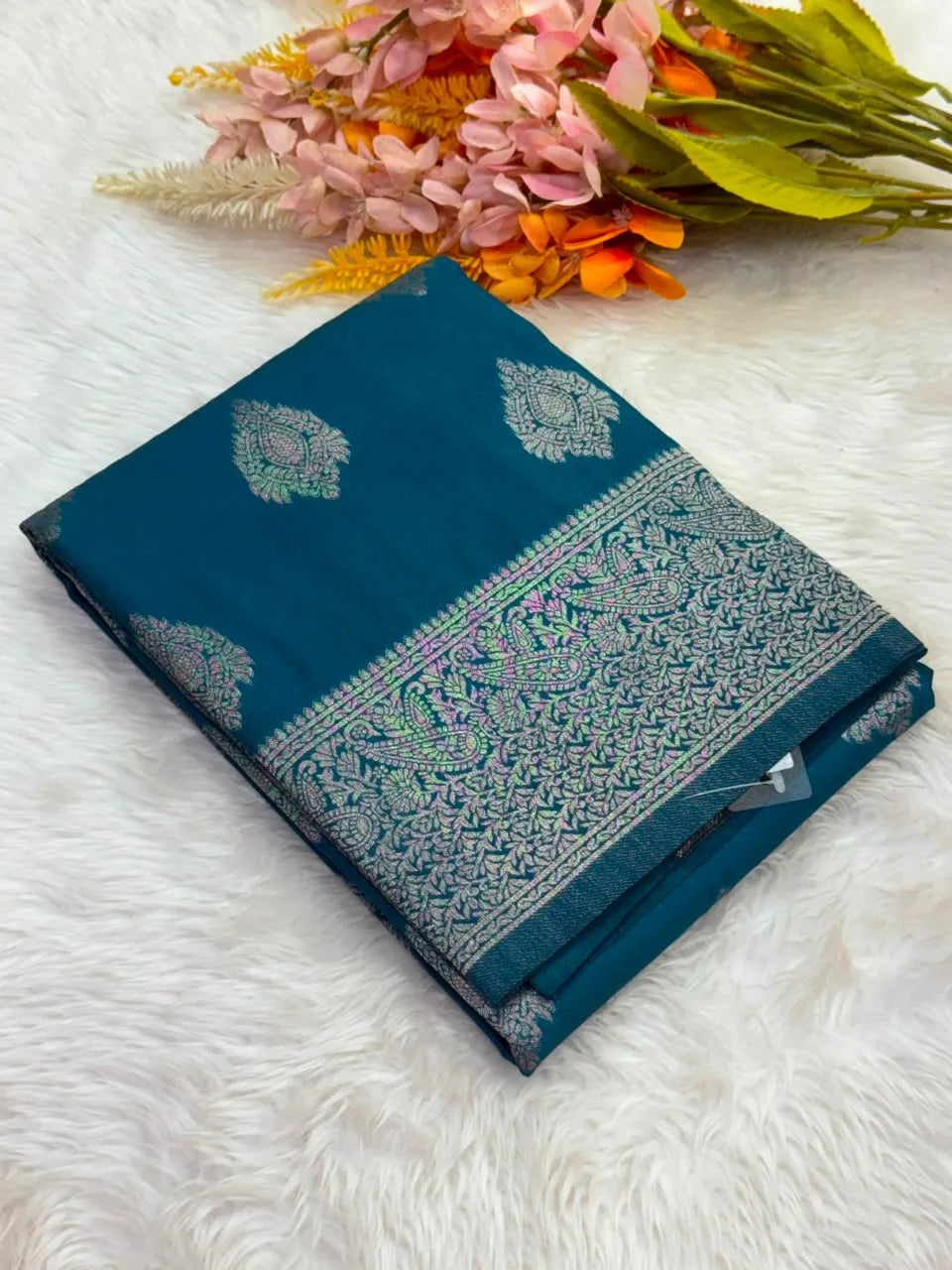 Regal Elegance Raw Silk Saree