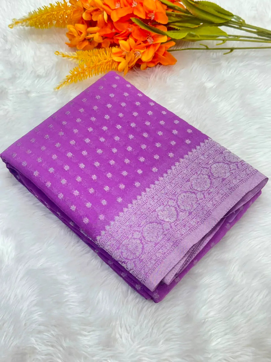 Regal Elegance Raw Silk Saree 