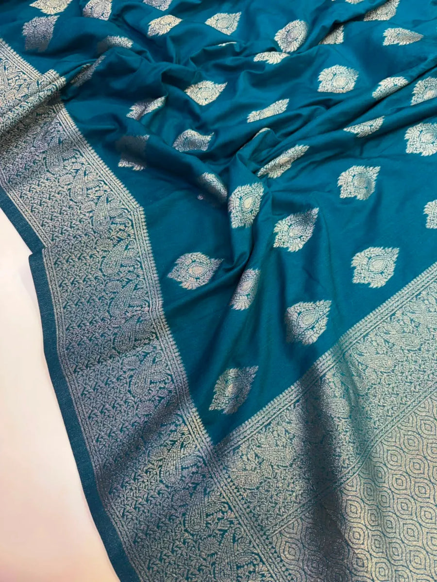 Regal Elegance Raw Silk Saree
