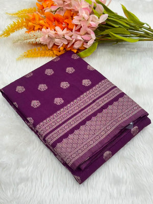 Regal Elegance Raw Silk Saree