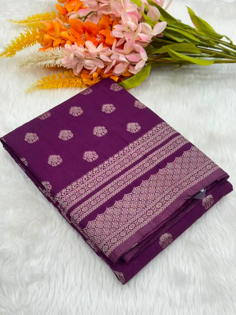 Regal Elegance Raw Silk Saree