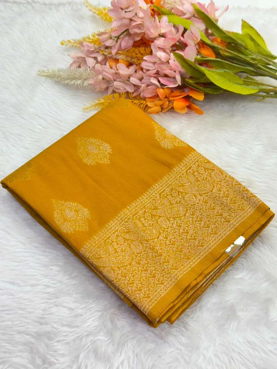 Regal Elegance Raw Silk Saree