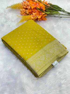 Regal Elegance Raw Silk Saree 