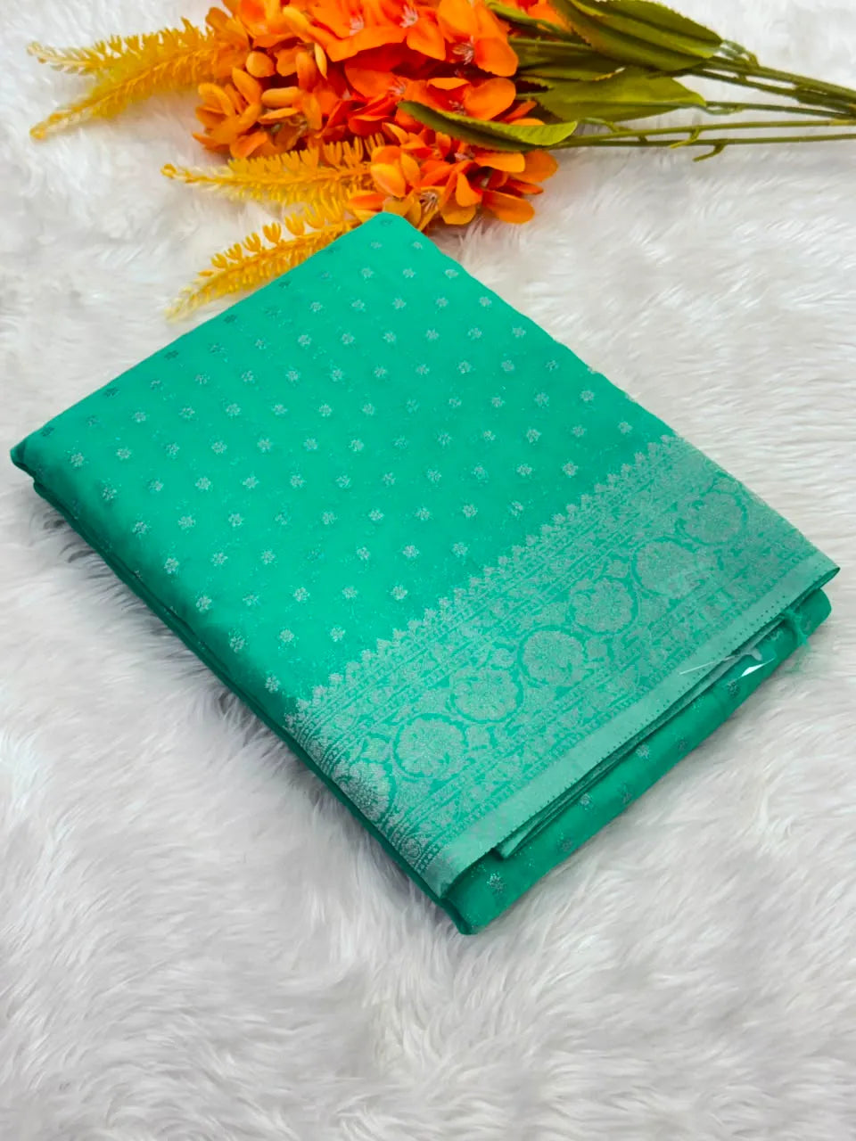 Regal Elegance Raw Silk Saree 
