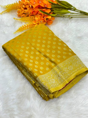Regal Elegance Raw Silk Saree