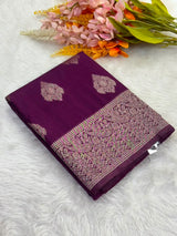 Regal Elegance Raw Silk Saree