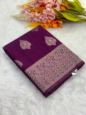 Regal Elegance Raw Silk Saree