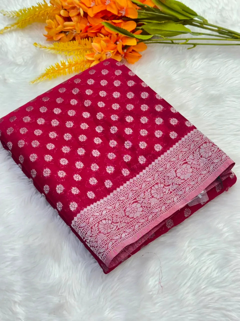 Regal Elegance Raw Silk Saree