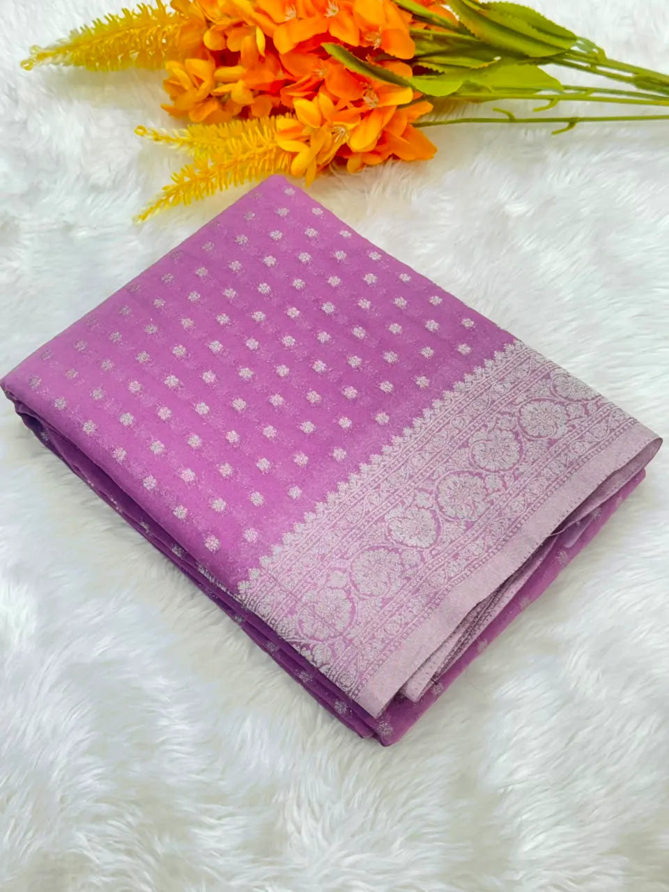 Regal Elegance Raw Silk Saree 