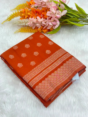 Regal Elegance Raw Silk Saree
