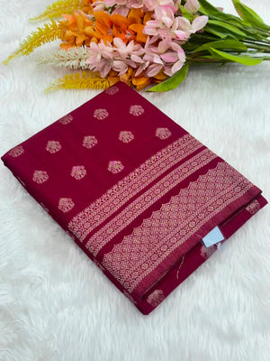 Regal Elegance Raw Silk Saree