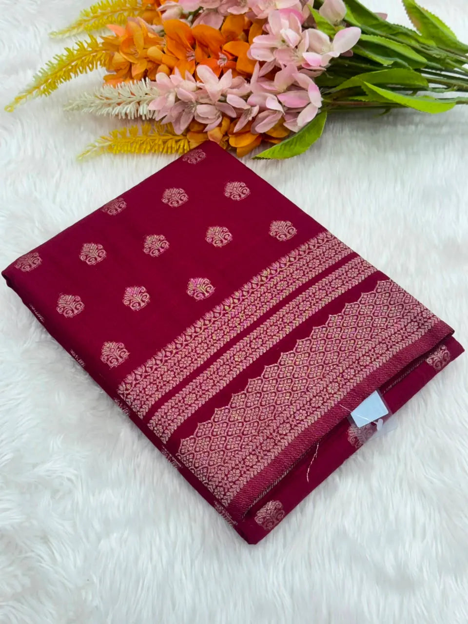 Regal Elegance Raw Silk Saree
