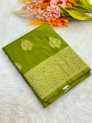 Regal Elegance Raw Silk Saree