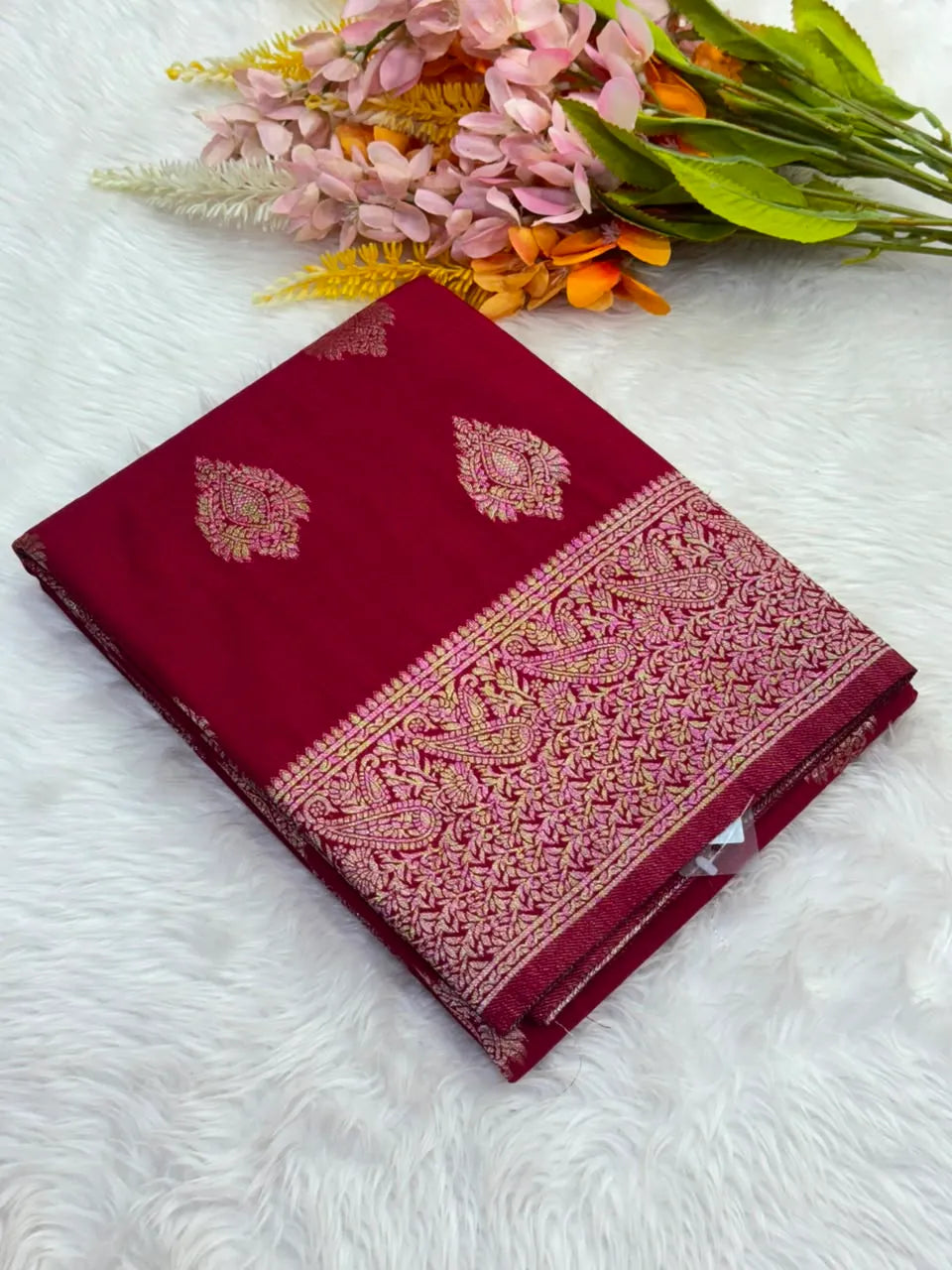 Regal Elegance Raw Silk Saree