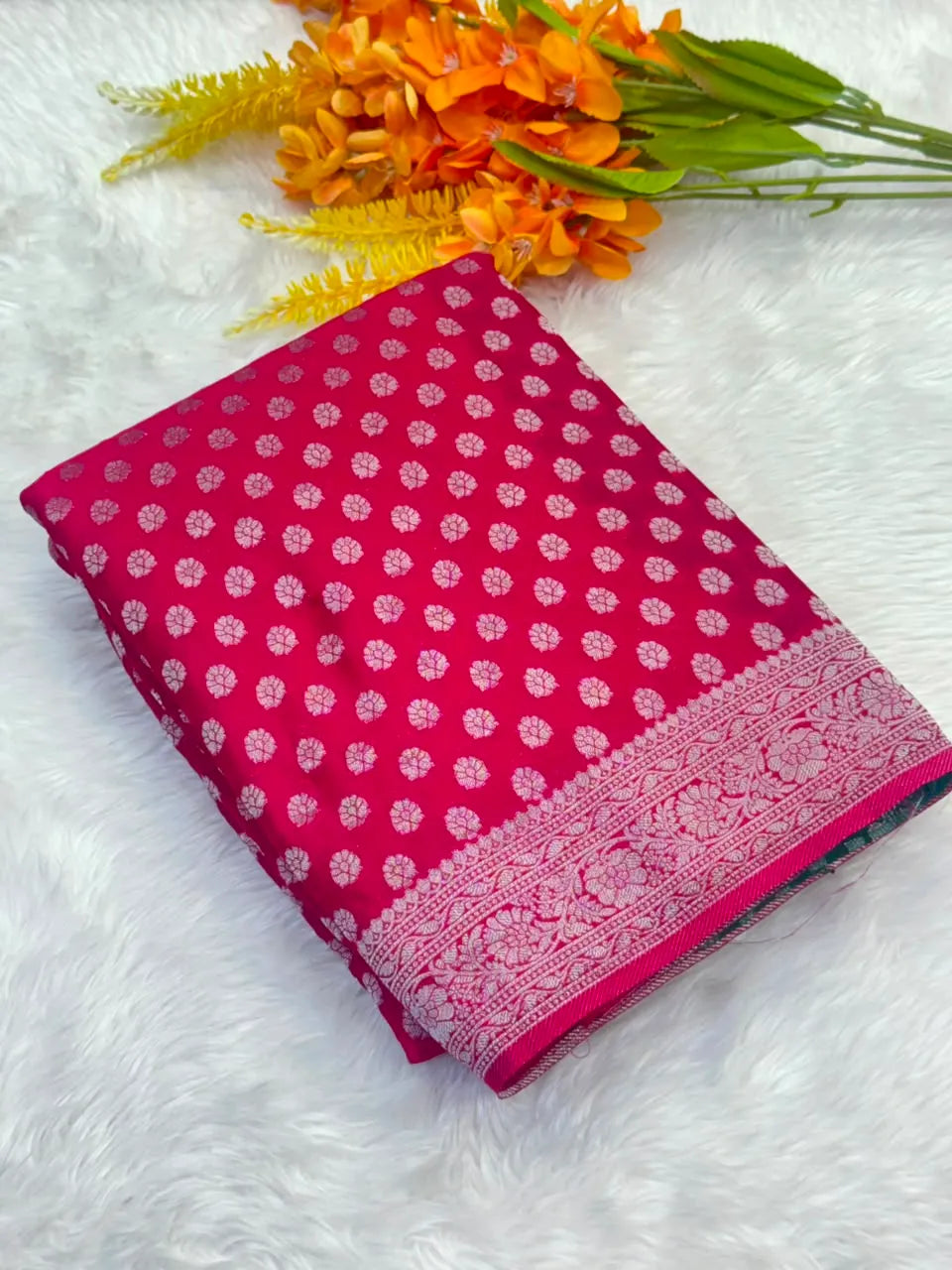 Regal Elegance Raw Silk Saree
