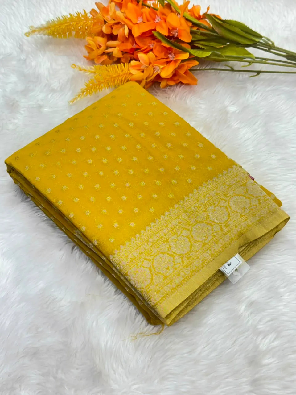 Regal Elegance Raw Silk Saree 