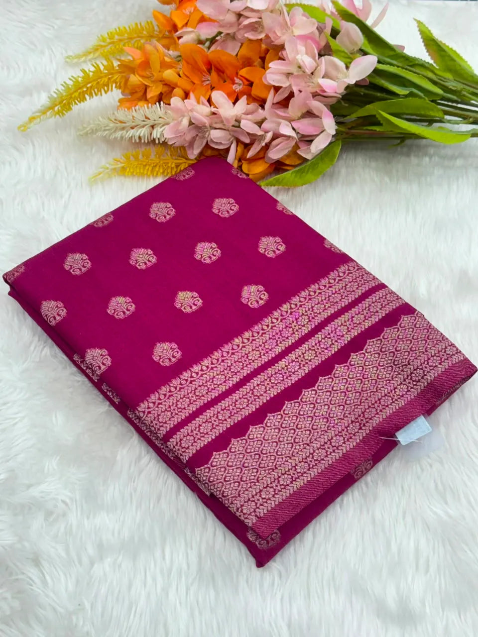 Regal Elegance Raw Silk Saree