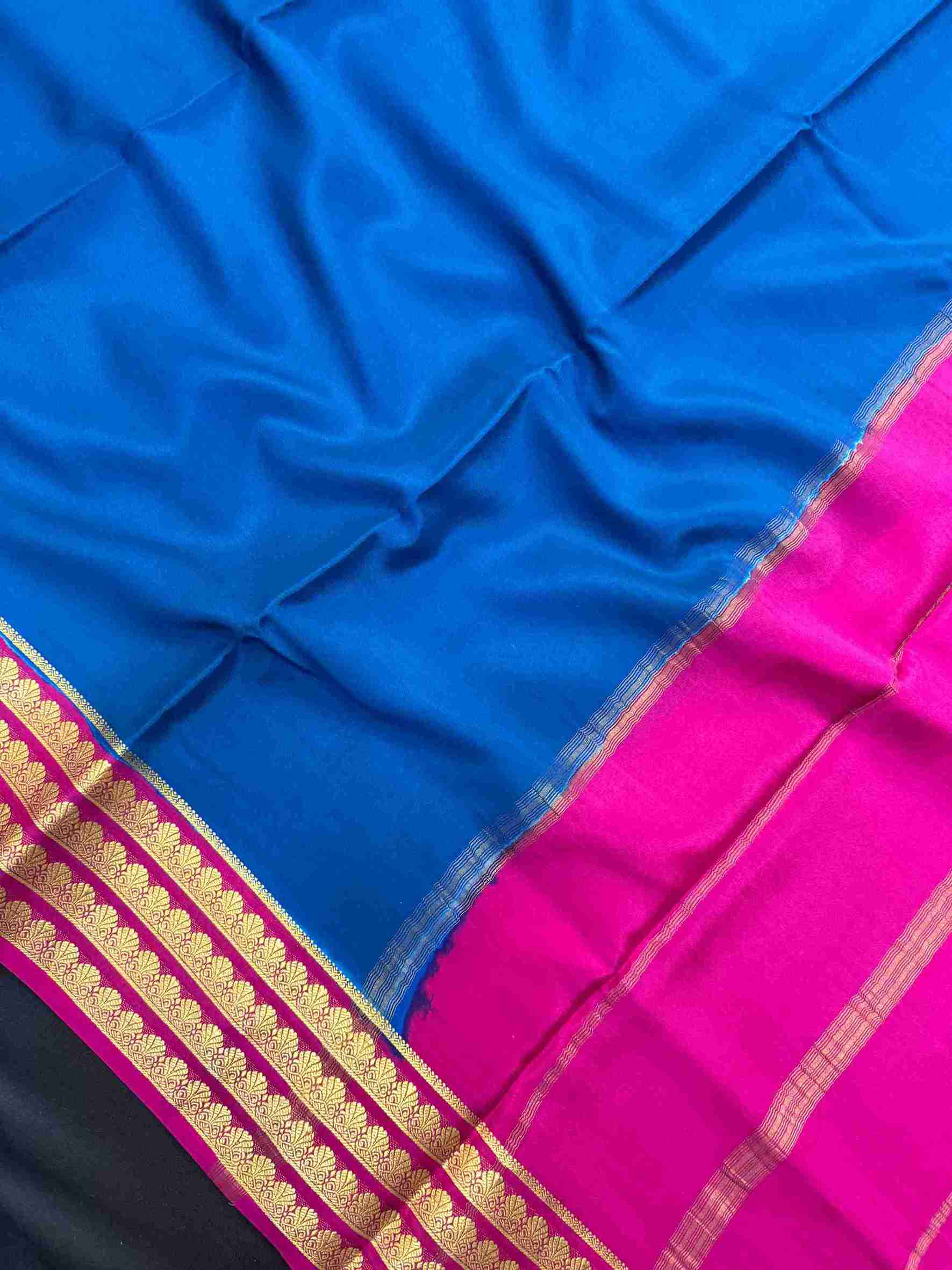 Pure Mysore Silk-Meena Bentex