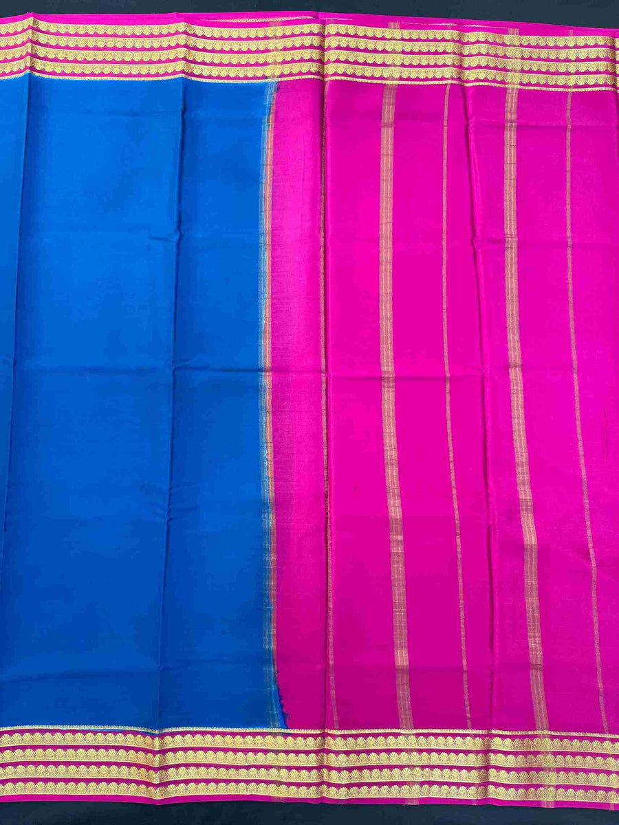 Pure Mysore Silk-Meena Bentex