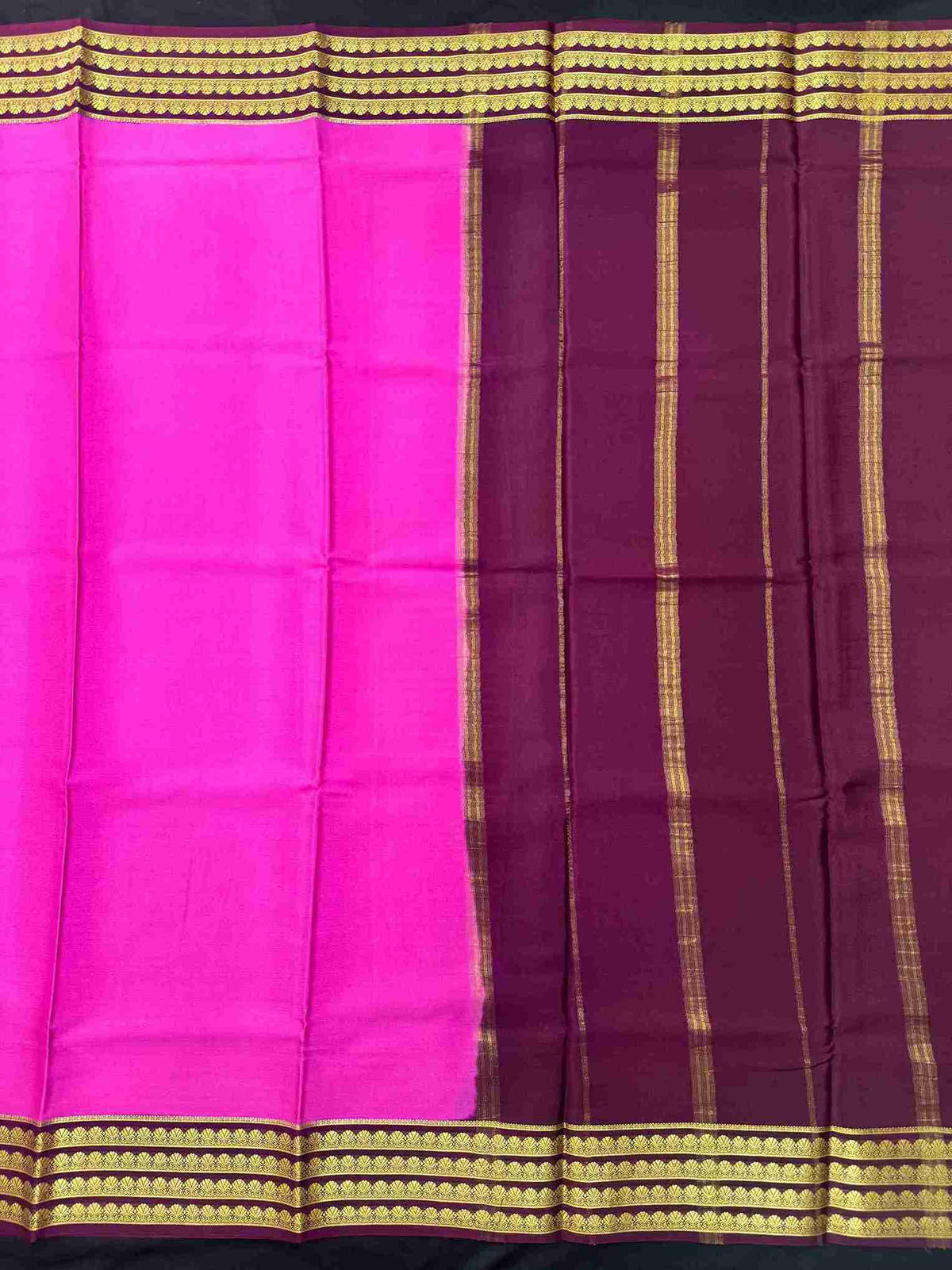 Pure Mysore Silk-Meena Bentex