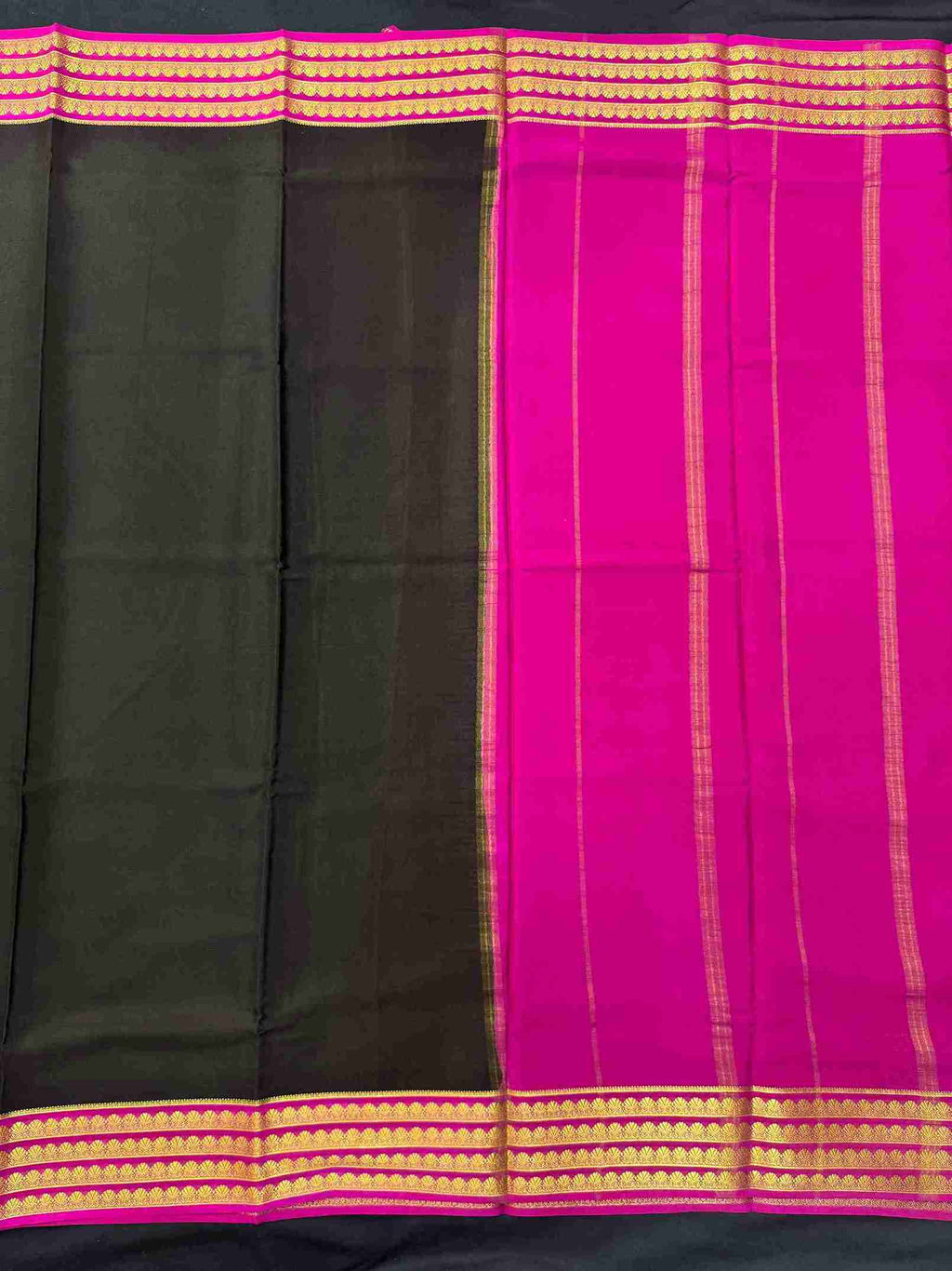 Pure Mysore Silk-Meena Bentex
