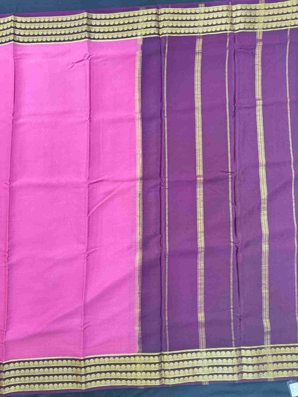 Pure Mysore Silk-Meena Bentex