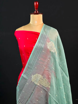 Timeless Linen Silk Saree – Perfect for Festive & Ethnic Wear
