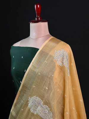 Timeless Linen Silk Saree – Perfect for Festive & Ethnic Wear