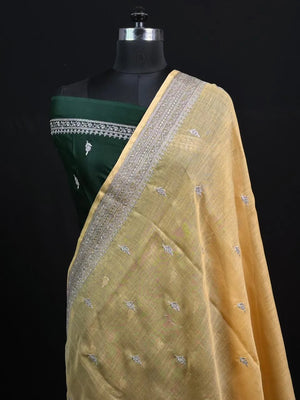 Timeless Linen Silk Saree – Perfect for Festive & Ethnic Wear 