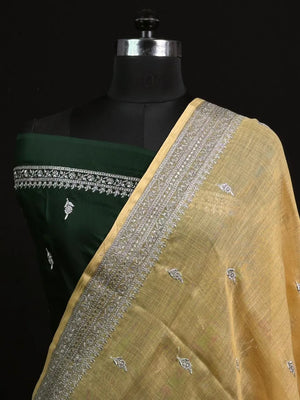 Timeless Linen Silk Saree – Perfect for Festive & Ethnic Wear 