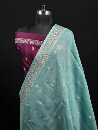 Timeless Linen Silk Saree – Perfect for Festive & Ethnic Wear 