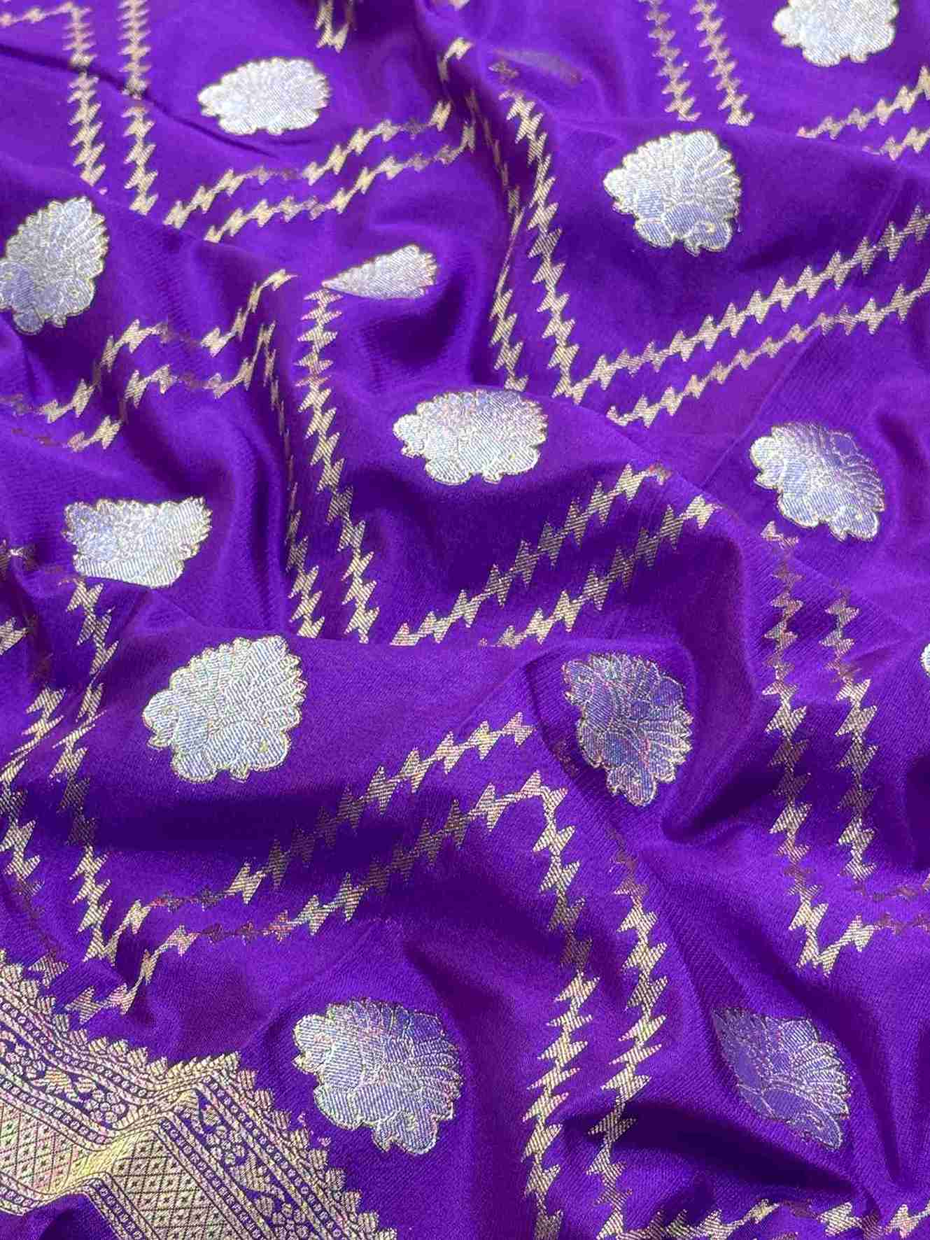 Semi Crepe Silk Saree-Moon Light